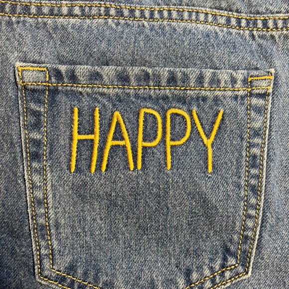 Wild Fable High Rise Embroidered Jean Shorts - Picture 9 of 9